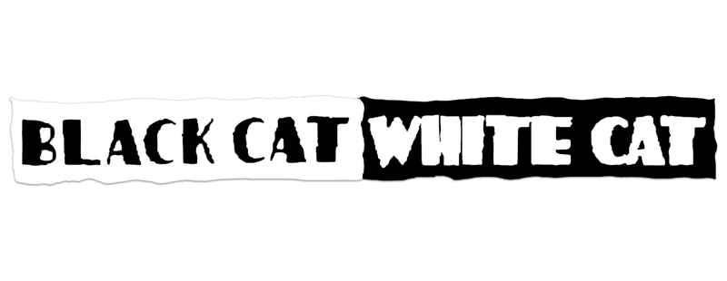 Gatto nero, gatto bianco logo