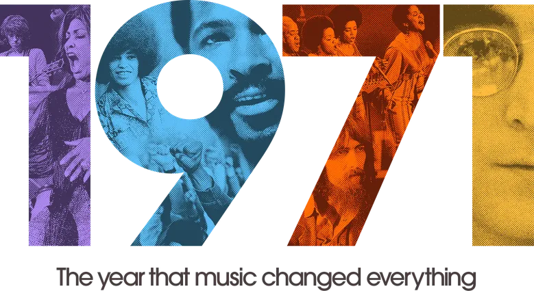 '1971: 음악이 모든 것을 바꾼 해' - 1971: The Year That Music Changed Everything logo
