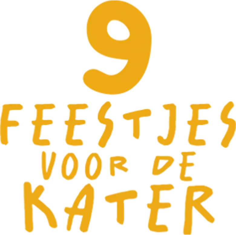 9 feestjes voor de kater logo