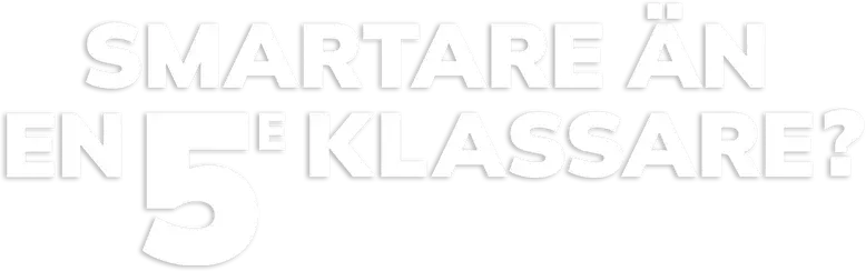 Smartare än en femteklassare logo