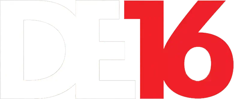 De 16 logo