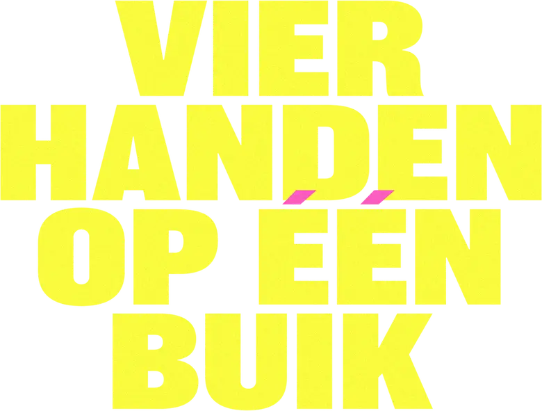 Vier handen op één buik logo